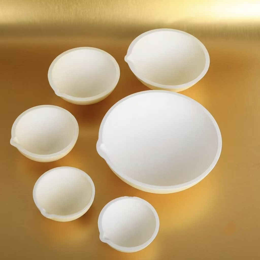 ceramic bowl crucible for melting