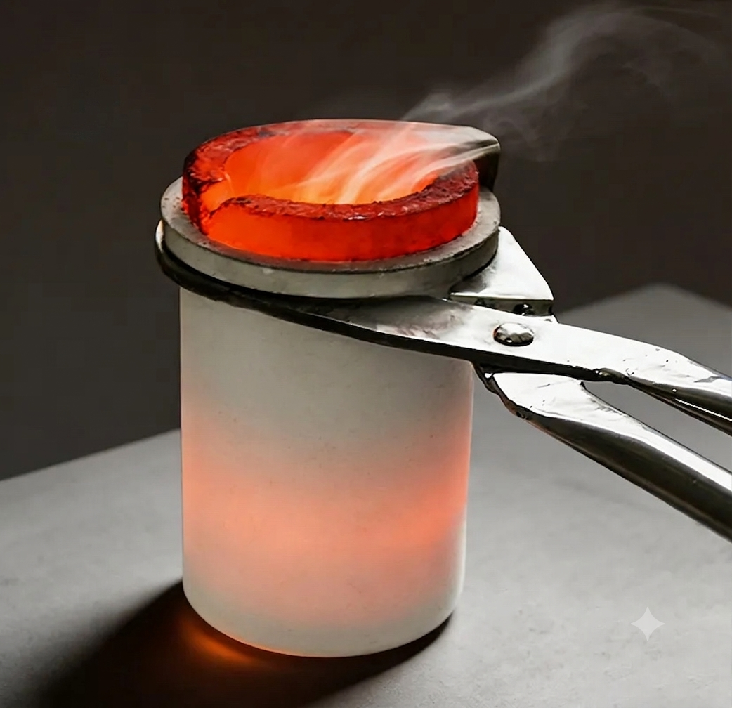 1kg-8kg Ceramic crucibles Shell For Melting Furnace thumbnail 5
