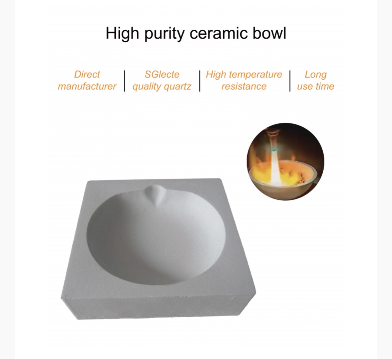 Ceramic Melting Crucible / Bowl thumbnail 4