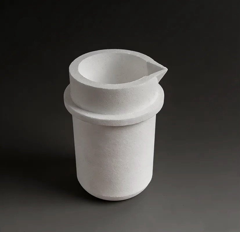 3KG Ceramic Melting Crucible For 3kg platinum PT Melting Furnace thumbnail 3
