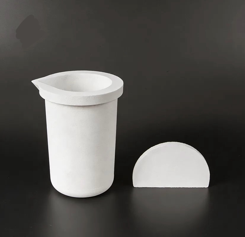 3KG Ceramic Melting Crucible For 3kg platinum PT Melting Furnace thumbnail 5