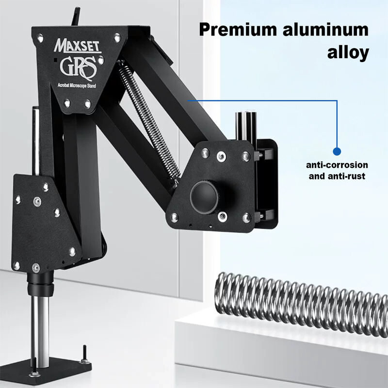 Articulated Stereo Zoom Microscope with Flex-Arm Stand thumbnail 3