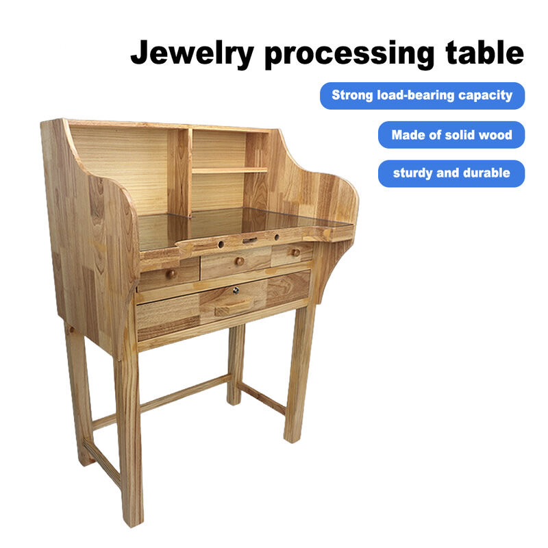 Solid Wood Professional Jeweler’s Workbench thumbnail 2