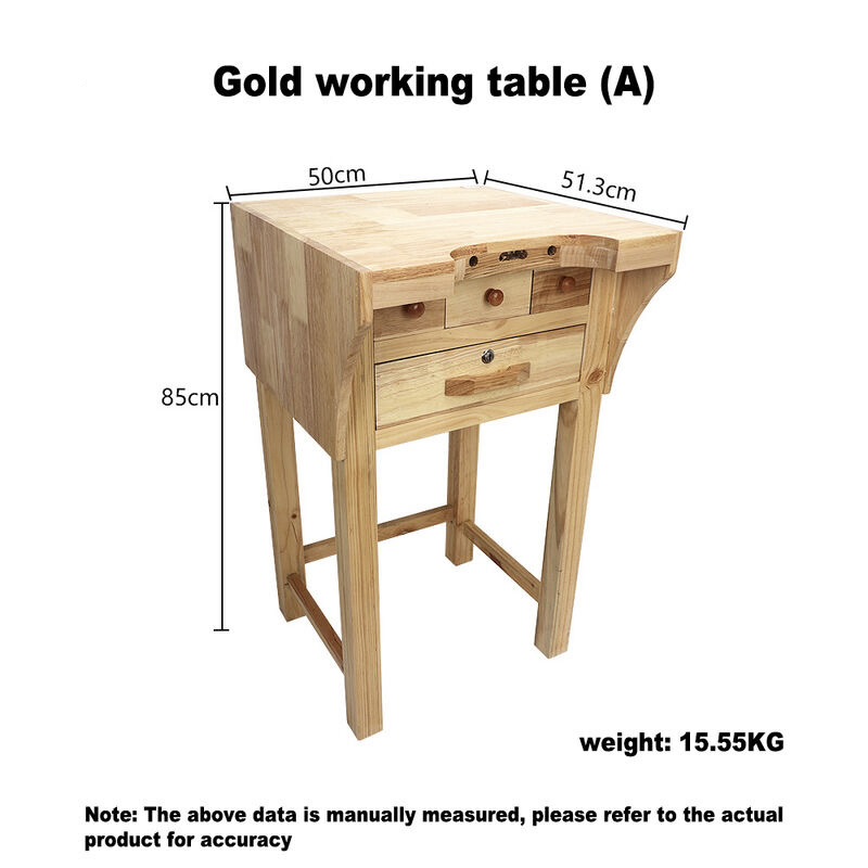 Solid Wood Professional Jeweler’s Workbench thumbnail 7