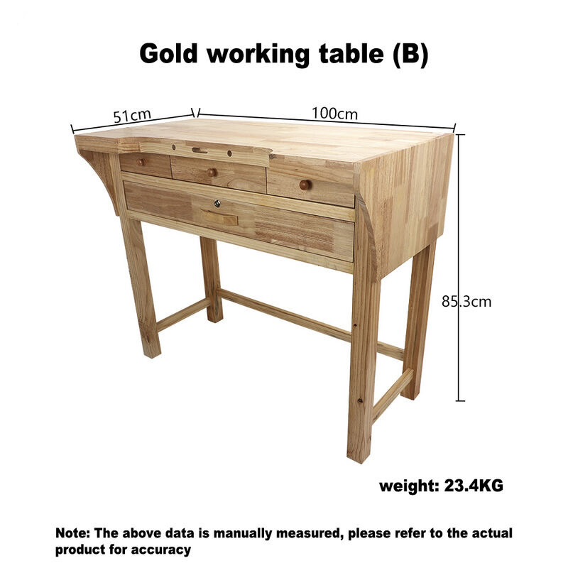 Solid Wood Professional Jeweler’s Workbench thumbnail 8