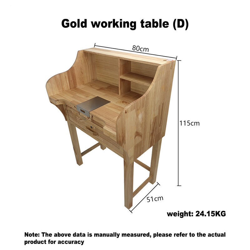 Solid Wood Professional Jeweler’s Workbench thumbnail 10