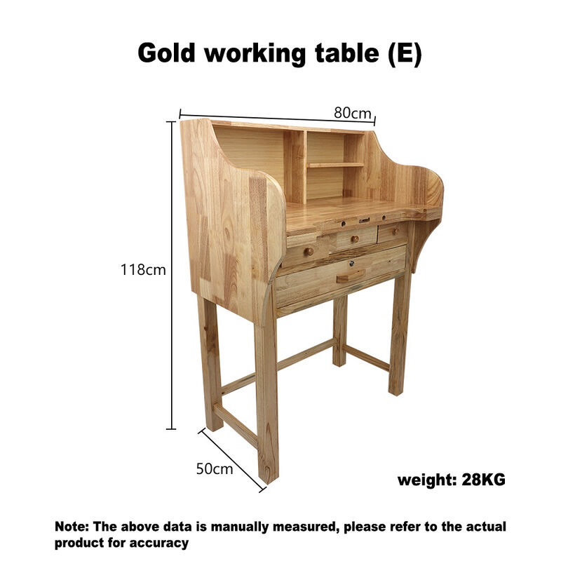 Solid Wood Professional Jeweler’s Workbench thumbnail 11