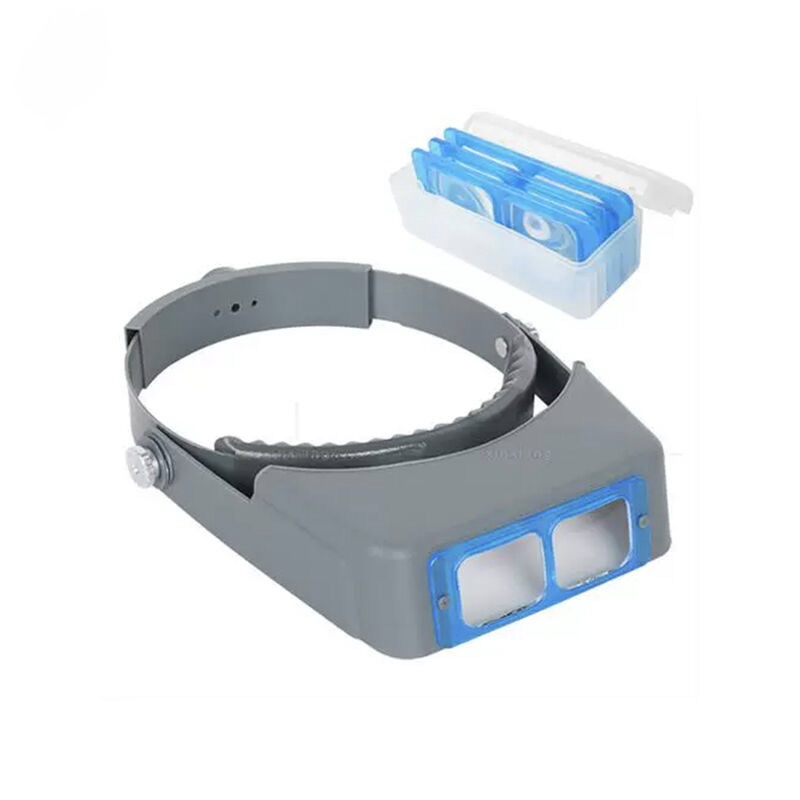 Adjustable Headband Magnifying Visor with Interchangeable Lenses thumbnail 2