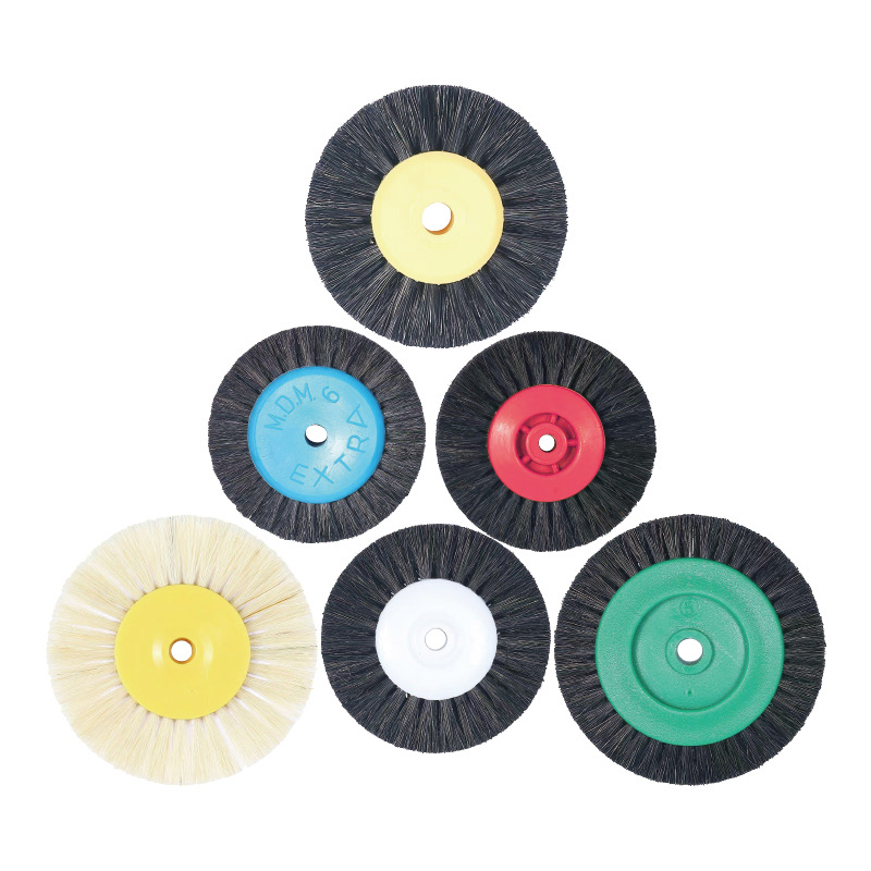 Mounted Bristle Polishing Wheels Set