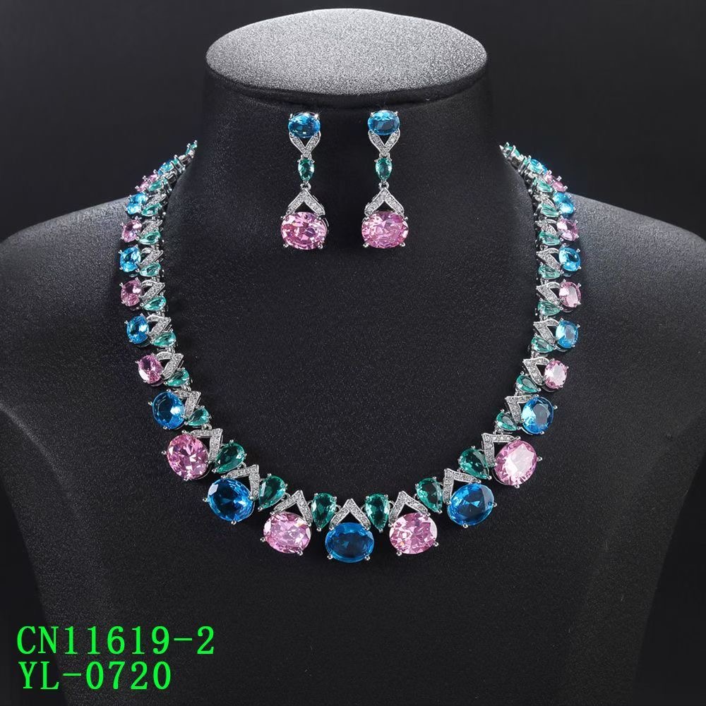 The Majestic Brilliant-Cut CZ Statement Collar