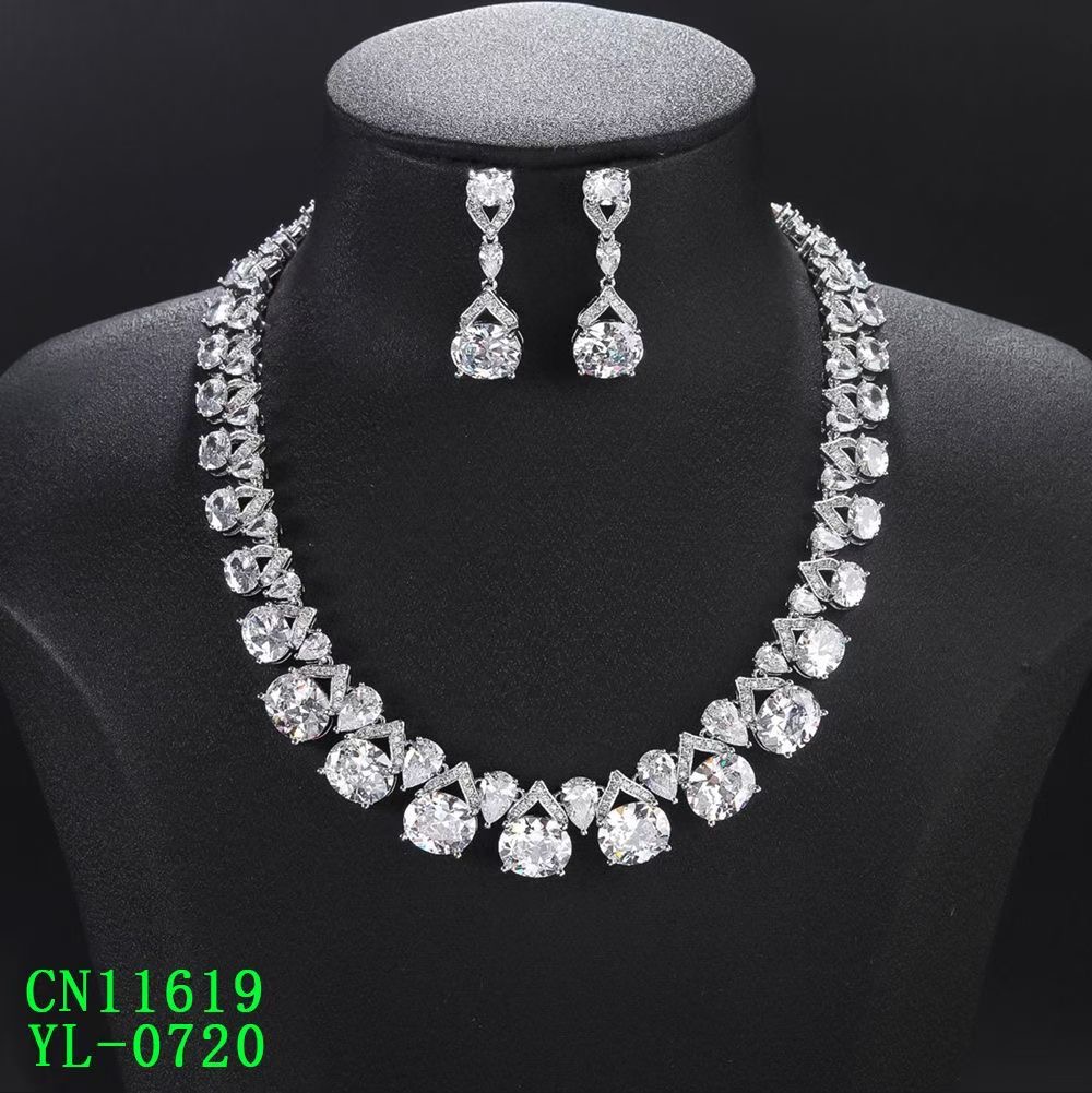 The Majestic Brilliant-Cut CZ Statement Collar thumbnail 4