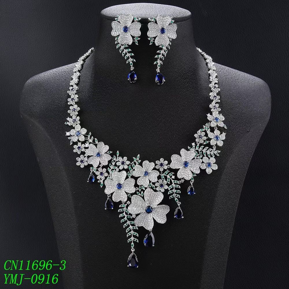 The Pavé Floral Garden & Teardrop Fringe Set thumbnail 3