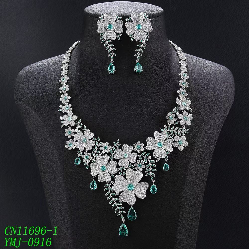 The Pavé Floral Garden & Teardrop Fringe Set thumbnail 5