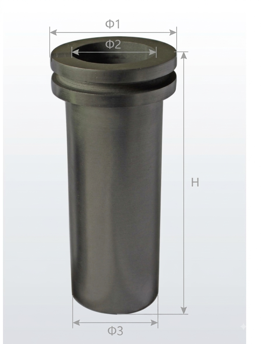 1kg- 3kg double ring graphite crucible thumbnail 4