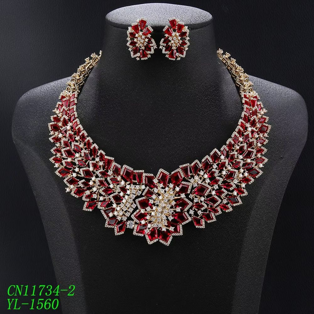 Geometric Champagne Gem Mosaic Bib Set thumbnail 2