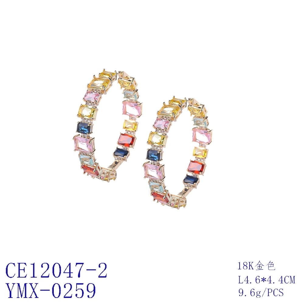 Geometric Hoop Earrings
