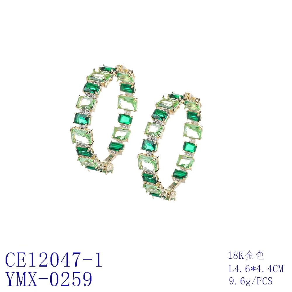 Geometric Hoop Earrings thumbnail 2