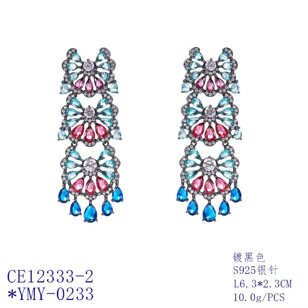Royal Cascade Chandelier Earrings thumbnail 2