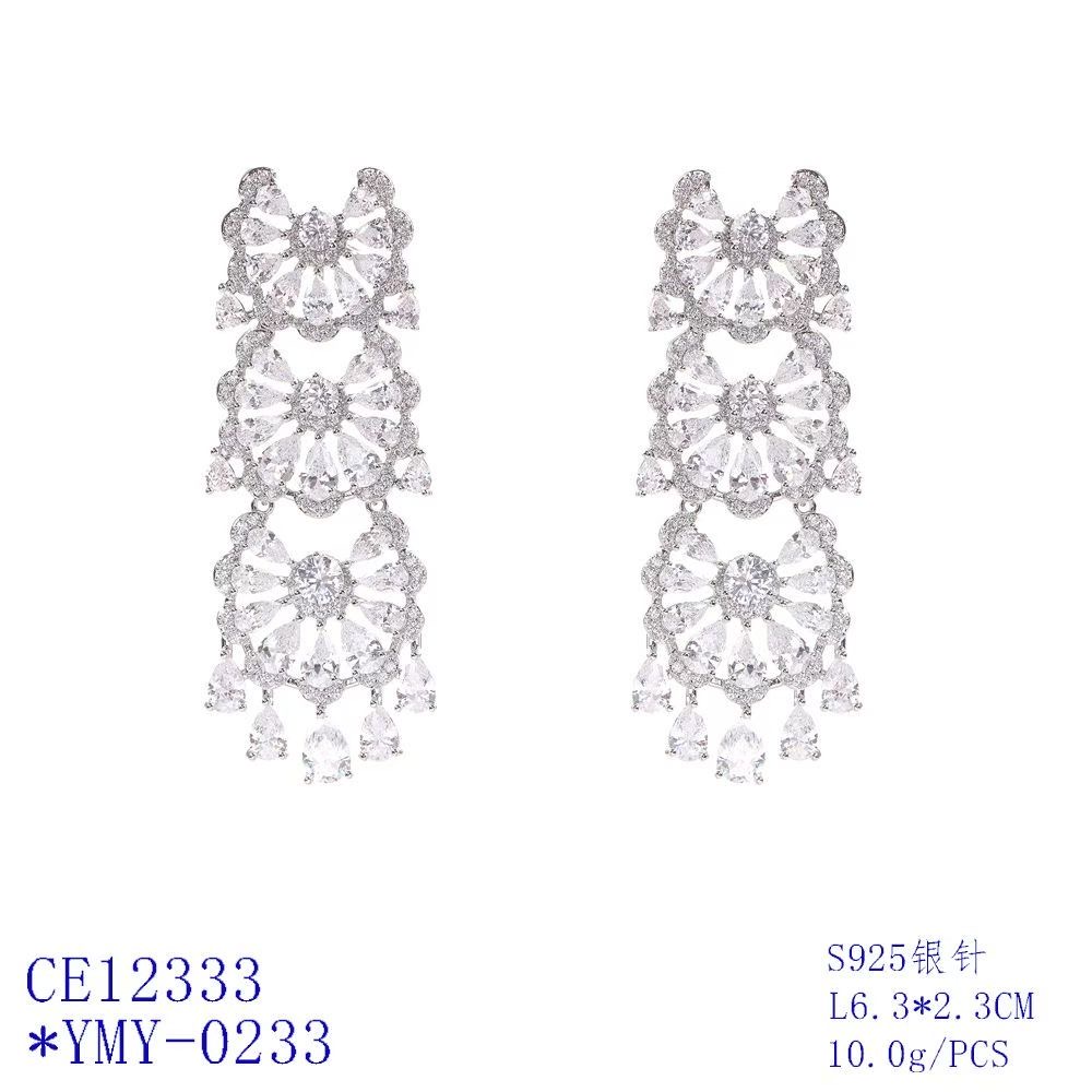 Royal Cascade Chandelier Earrings thumbnail 3