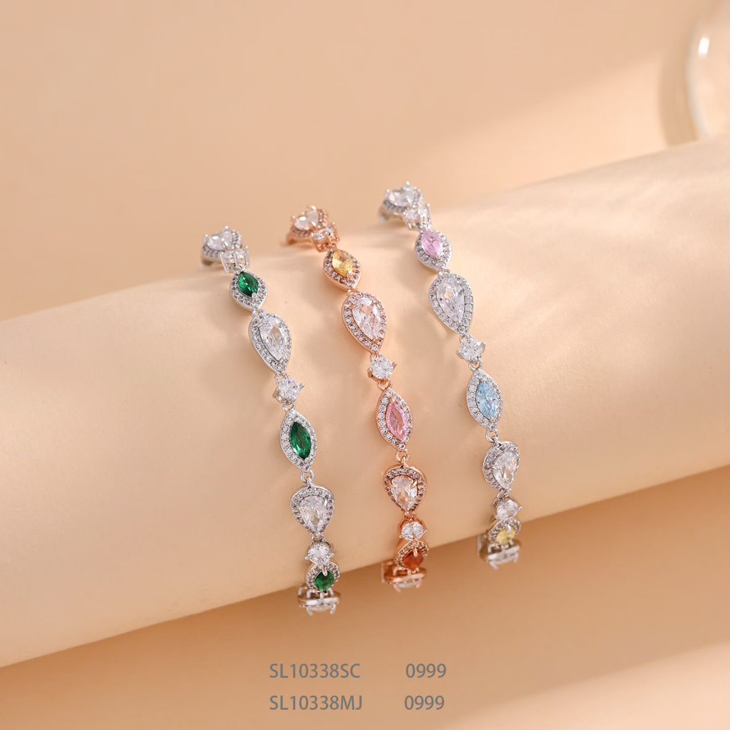 Eternal Teardrop Tennis Bracelet thumbnail 6
