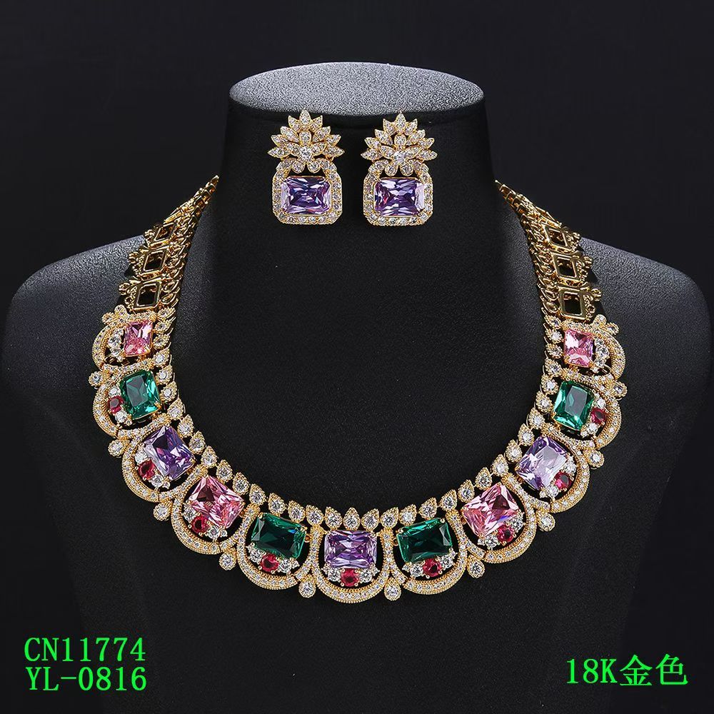 Regal Scallop Statement Jewelry Set