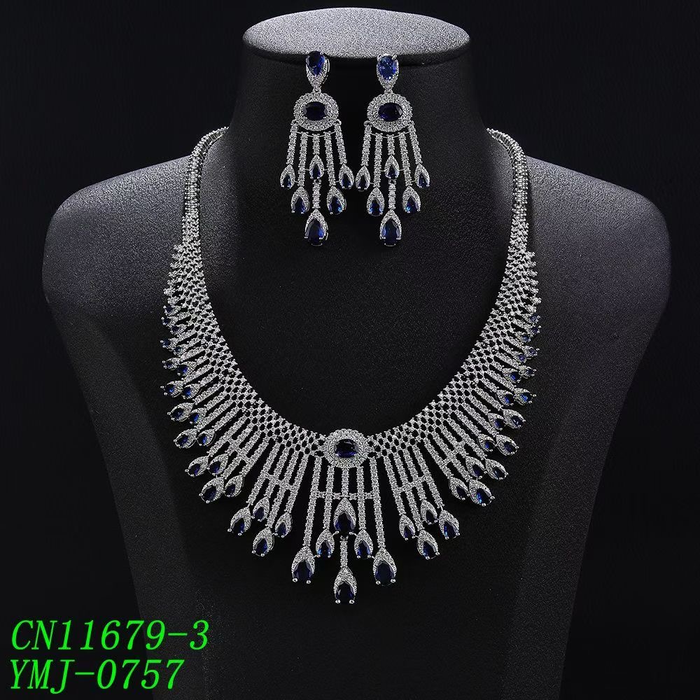 Radiant Fringe Chandelier Statement Jewelry Set thumbnail 3