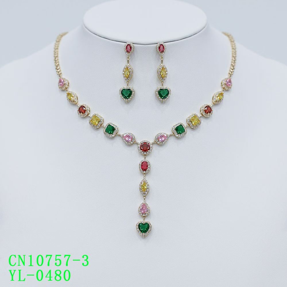 Graceful Y-Drop Statement Jewelry Set thumbnail 3