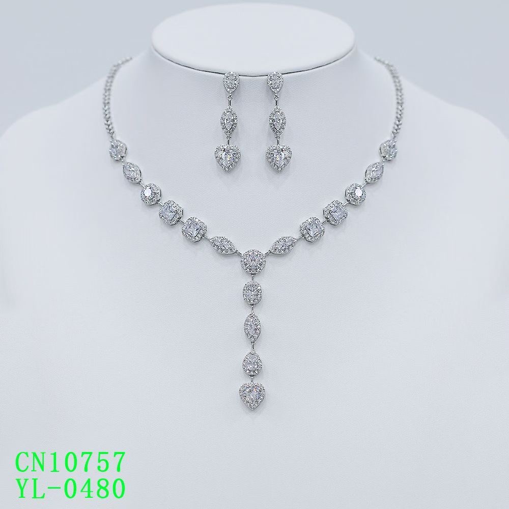 Graceful Y-Drop Statement Jewelry Set thumbnail 4