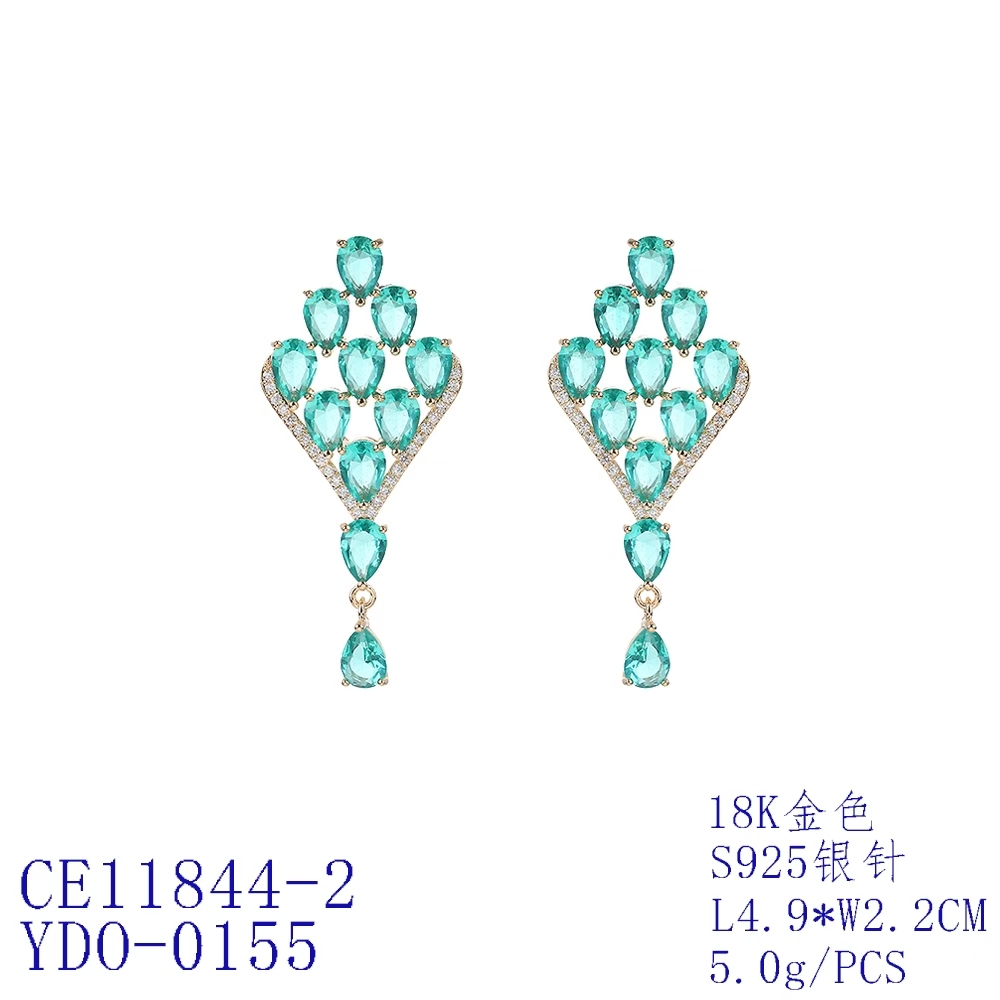 Cluster Kite Statement Drop Earrings thumbnail 2