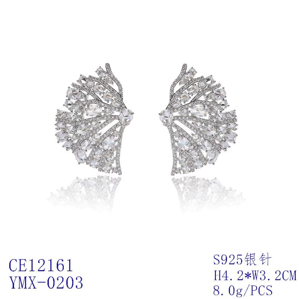 Architectural Fan Statement Earrings thumbnail 3