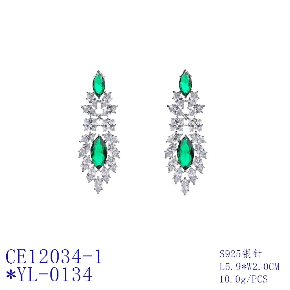 Marquise Chandelier Statement Earrings