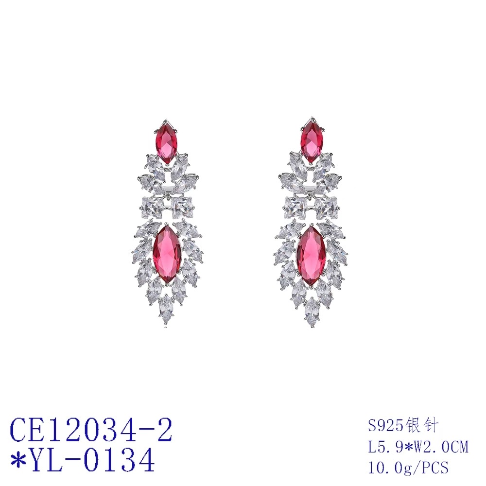 Marquise Chandelier Statement Earrings thumbnail 2