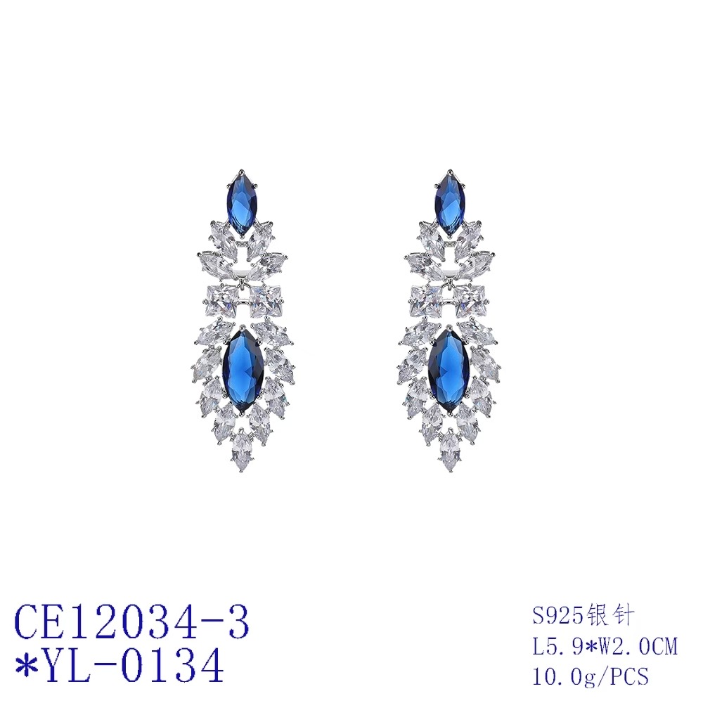 Marquise Chandelier Statement Earrings thumbnail 3